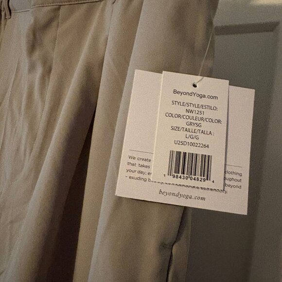 NWT Status Wide Leg Trouser in Grey/Sage - Picture 3 of 4